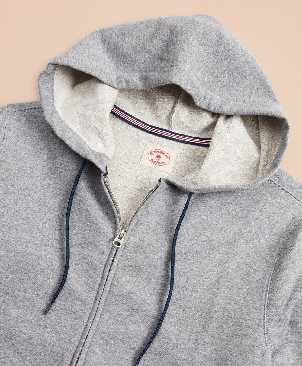 French Terry Lightweight Zip-Up Hoodie