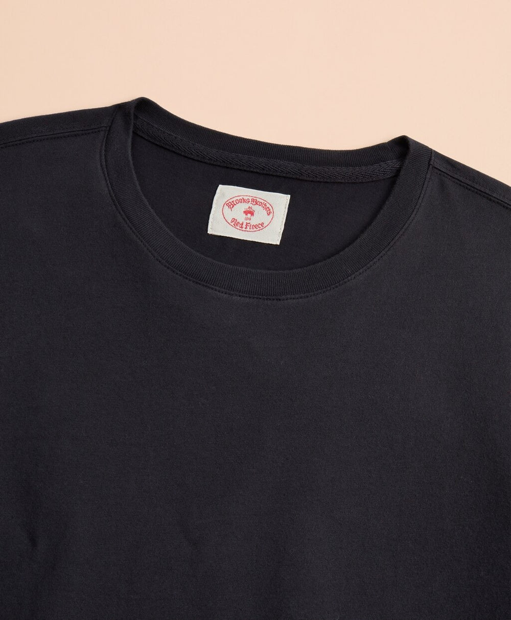 Garment-Dyed Cotton Jersey Long-Sleeve T-Shirt