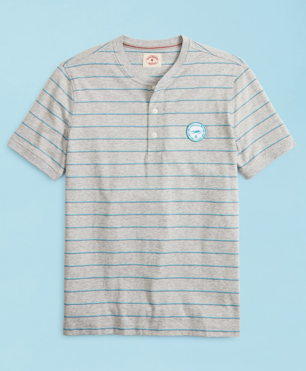 Head Of The Charles® Regatta Striped Jersey Short-Sleeve Henley