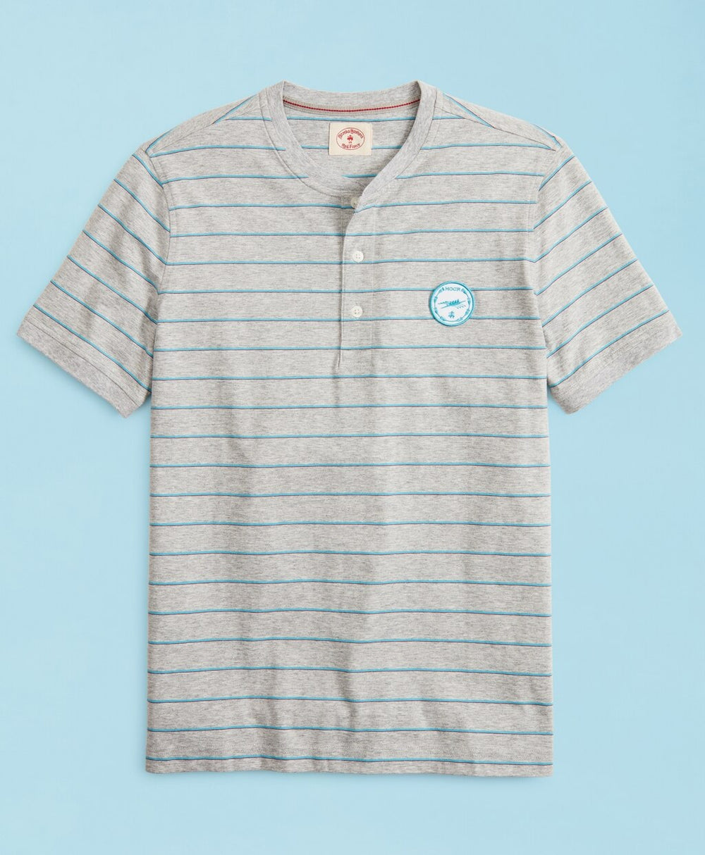 Head Of The Charles® Regatta Striped Jersey Short-Sleeve Henley