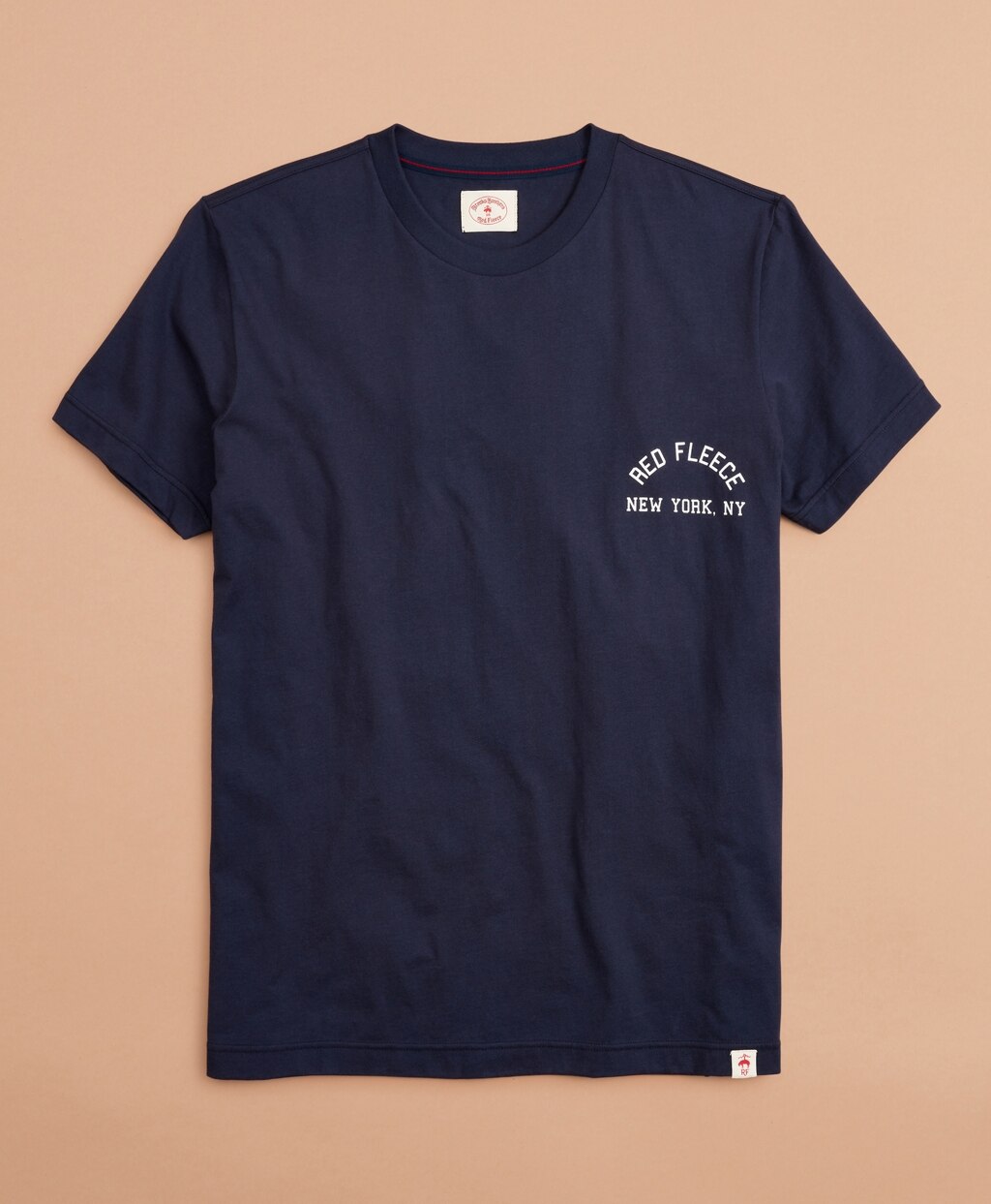 Jersey Cotton Red Fleece NY Graphic T-Shirt