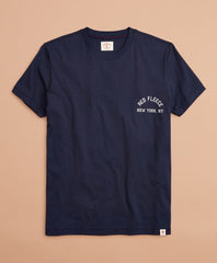 Jersey Cotton Red Fleece NY Graphic T-Shirt