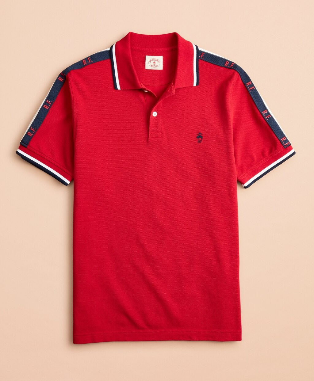 Cotton Pique Initial Polo Shirt