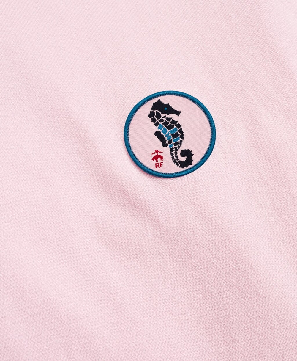 Cotton Seahorse Patch T-Shirt