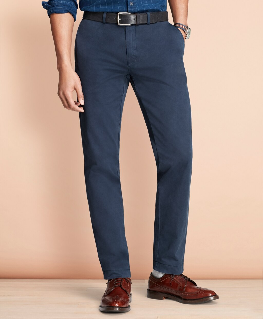 Slim Fit Garment-Dyed Chinos