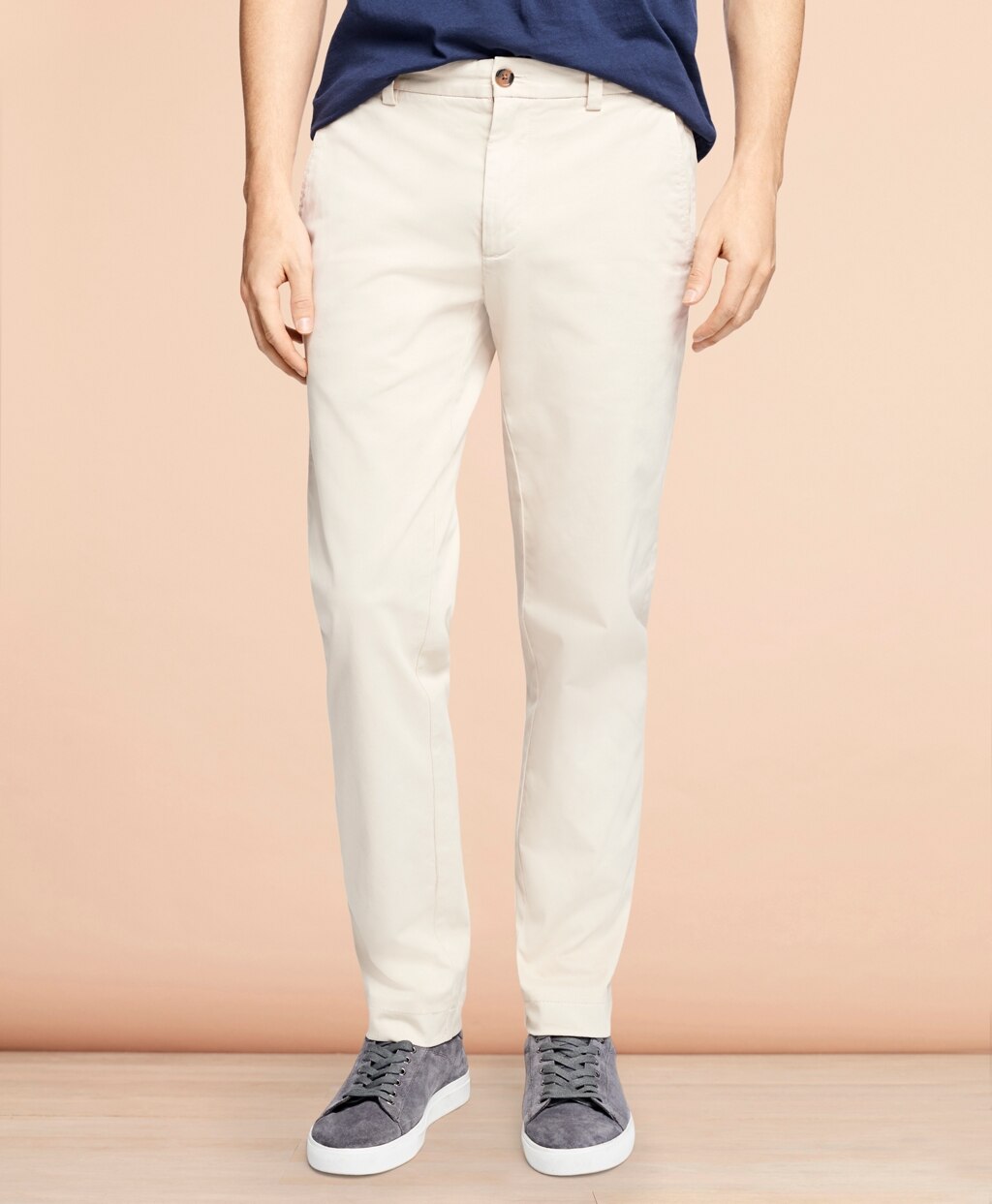 Garment-Dyed Stretch Chinos