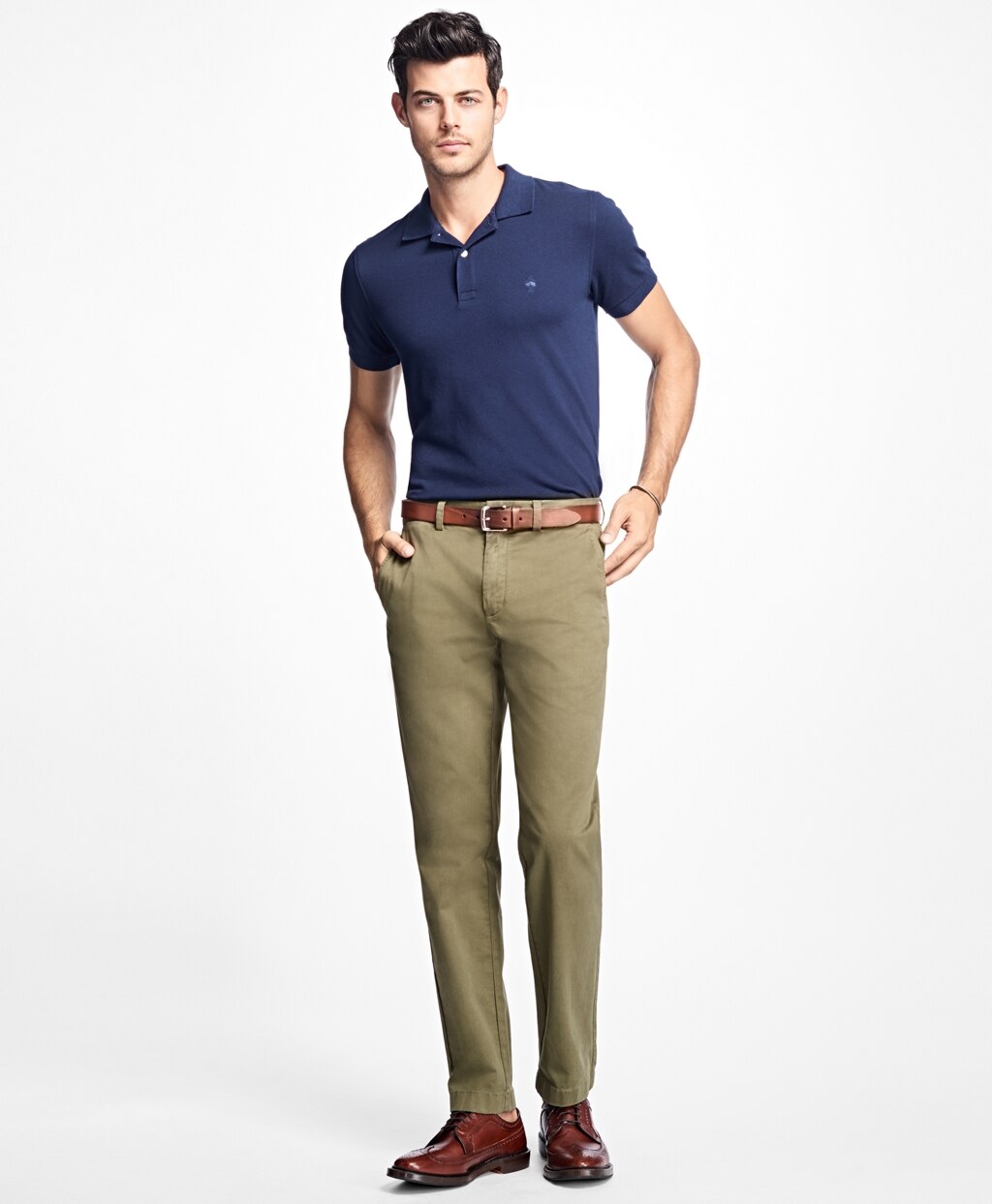 Garment-Dyed Stretch Chinos