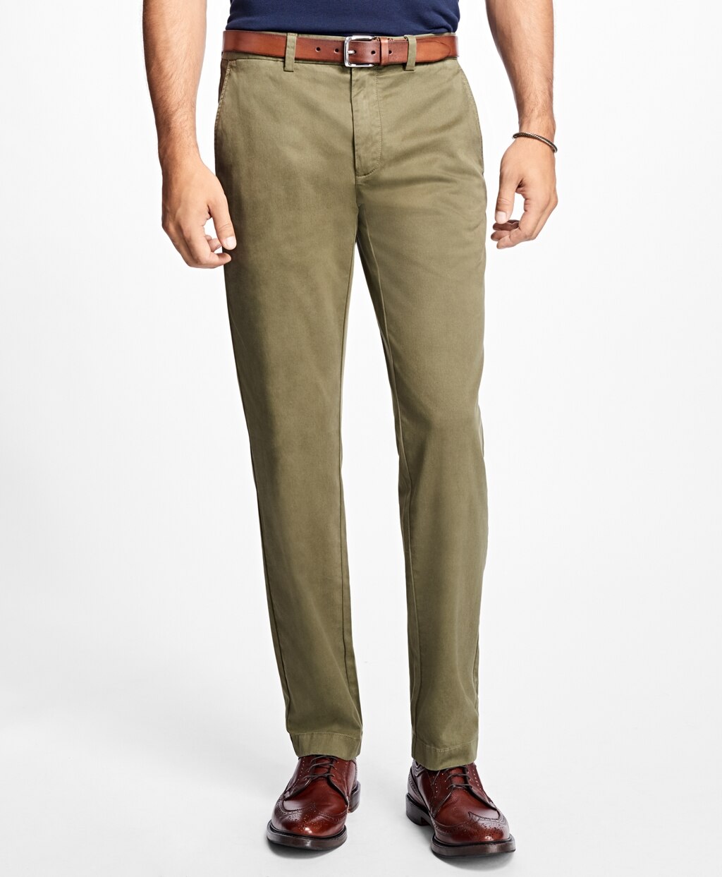 Garment-Dyed Stretch Chinos