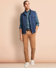 Slim-Fit Garment-Dyed Stretch Chinos