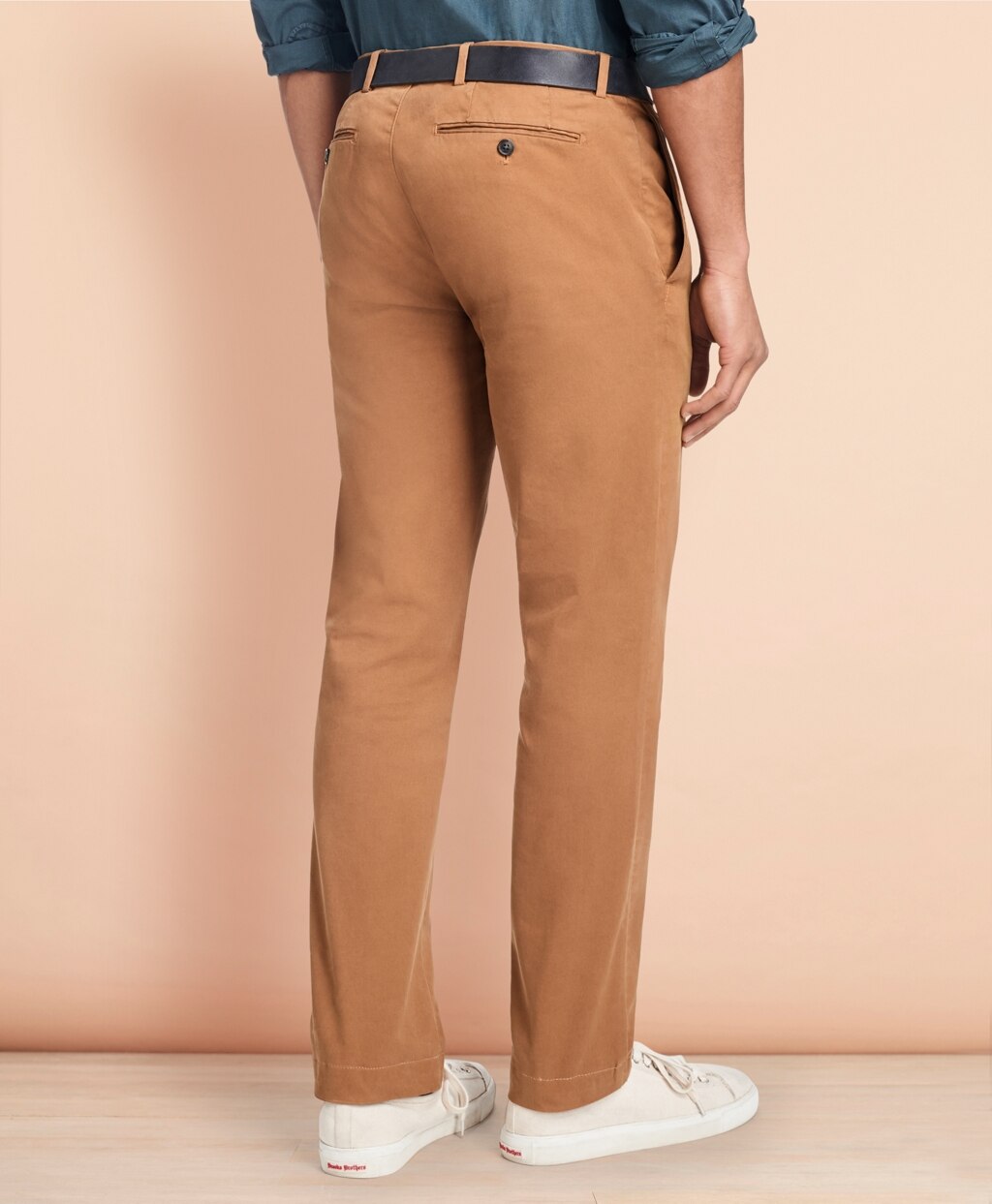 Slim-Fit Garment-Dyed Stretch Chinos