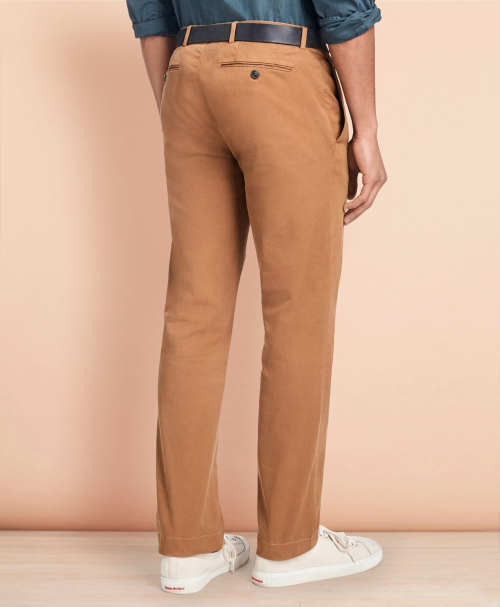 Slim-Fit Garment-Dyed Stretch Chinos