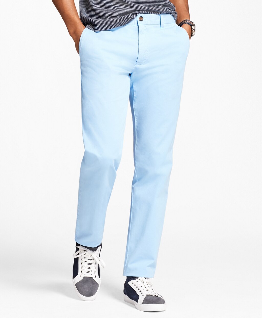 Garment-Dyed Stretch Chinos