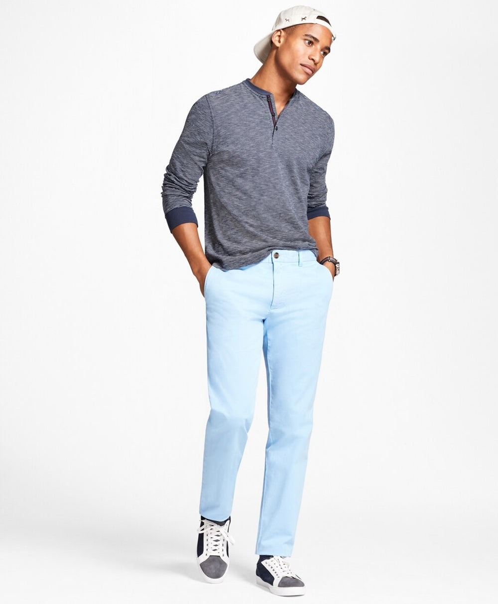 Garment-Dyed Stretch Chinos