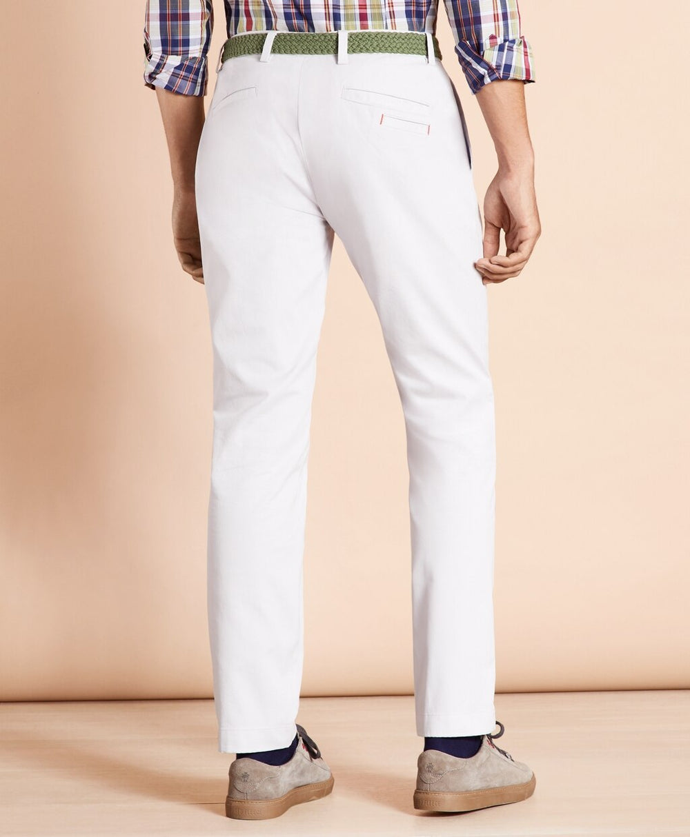 Pleat-Front Twill Chinos