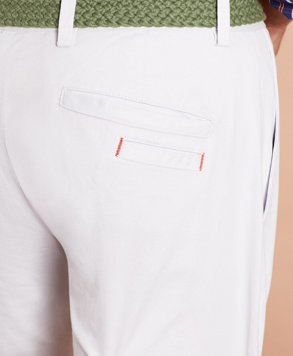 Pleat-Front Twill Chinos