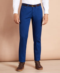 Five-Pocket Flannel-Lined Chinos