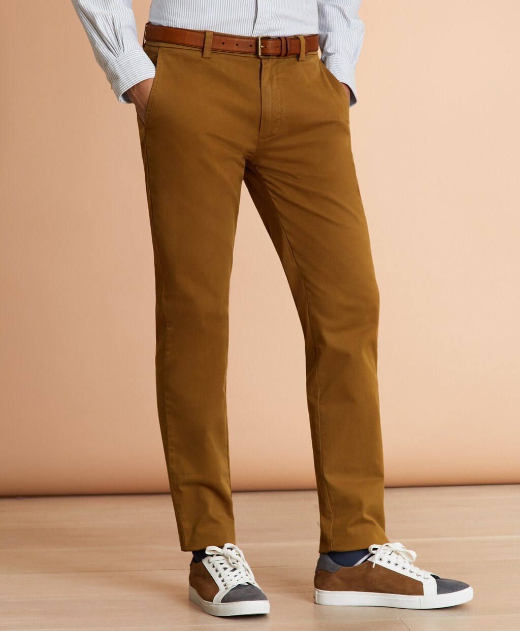 Limited-Edition Red Fleece Chinos