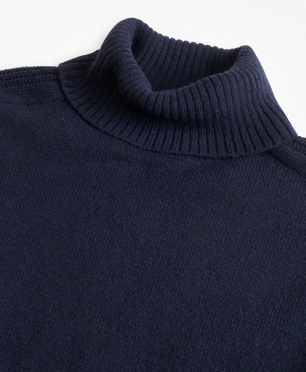 Alpaca-Blend Turtleneck Sweater