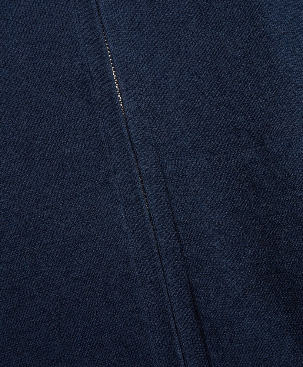 Contrast Zip-Up Hoodie