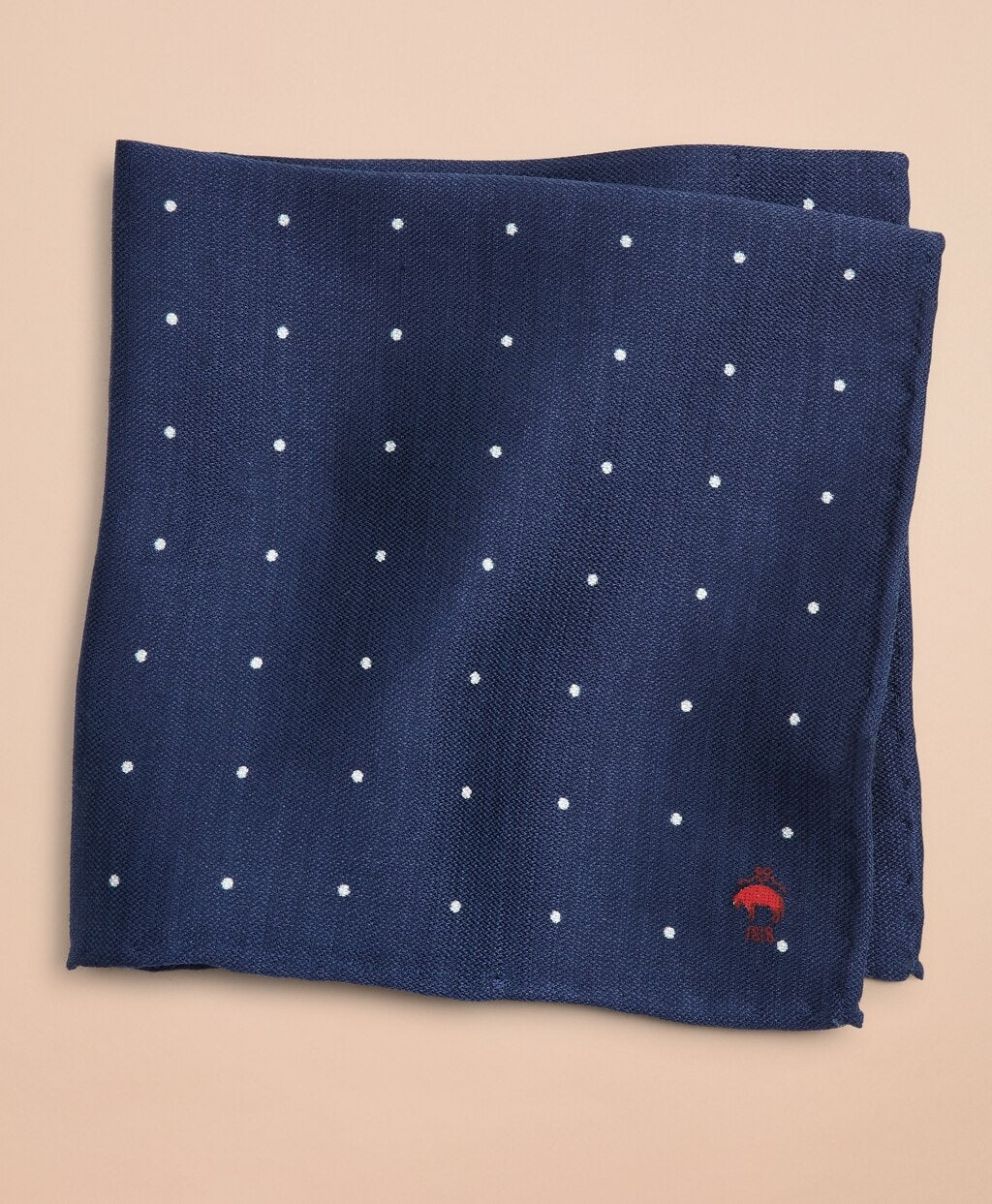 Silk-Blend Polka-Dot Pocket Square