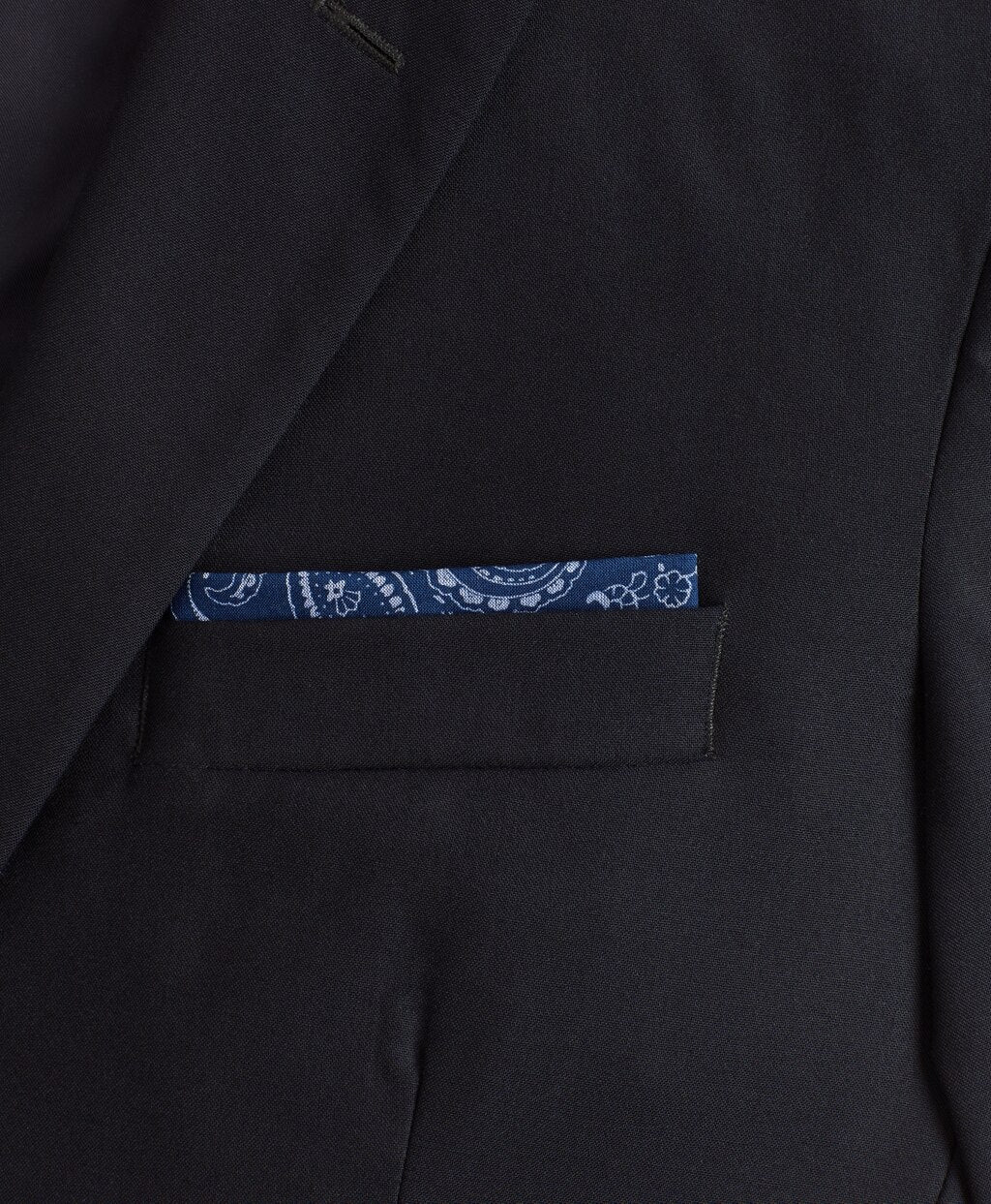 Cotton Paisley Pocket Square