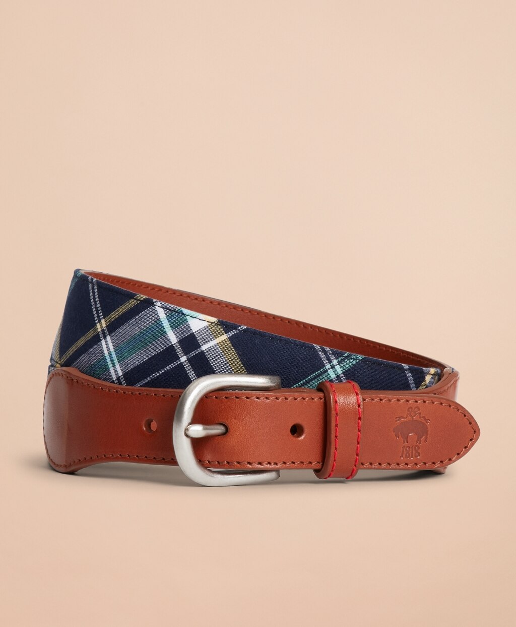 Madras Leather Belt
