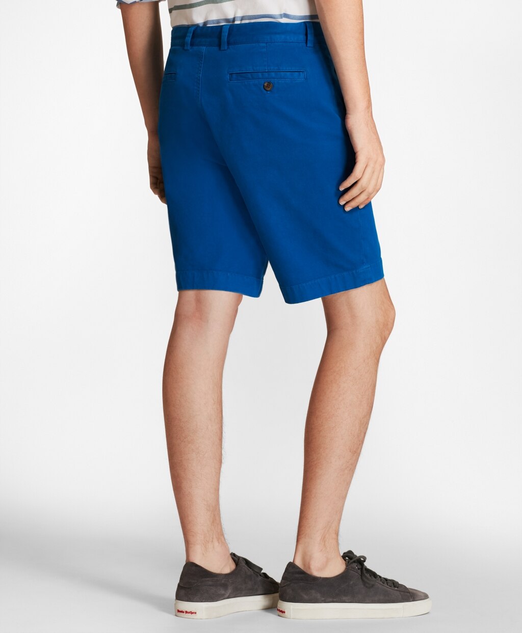 Stretch Cotton Twill Shorts
