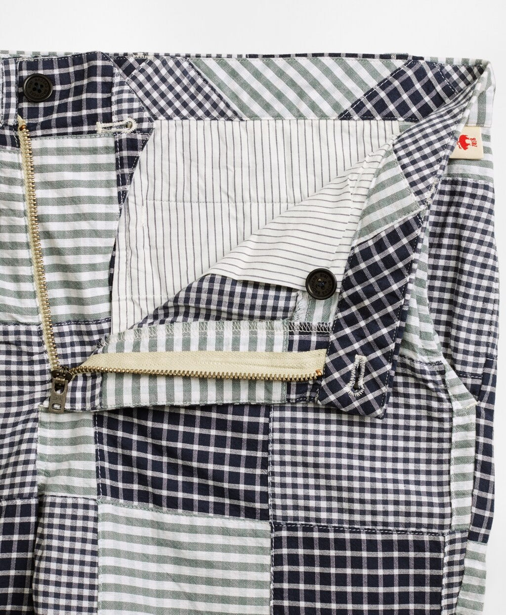 Cotton Patchwork Shorts