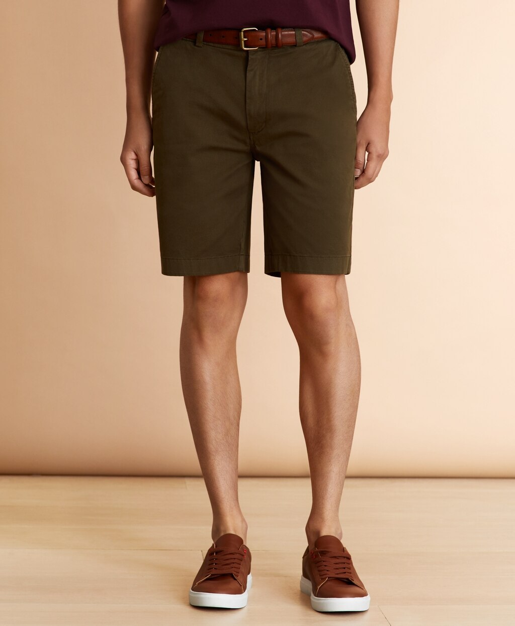 Garment-Dyed 9" Stretch Chino Shorts