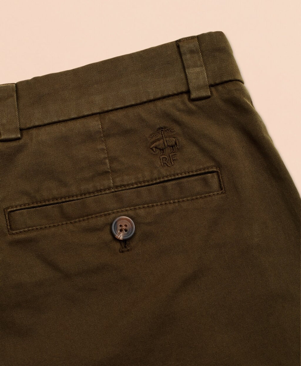Garment-Dyed 9" Stretch Chino Shorts