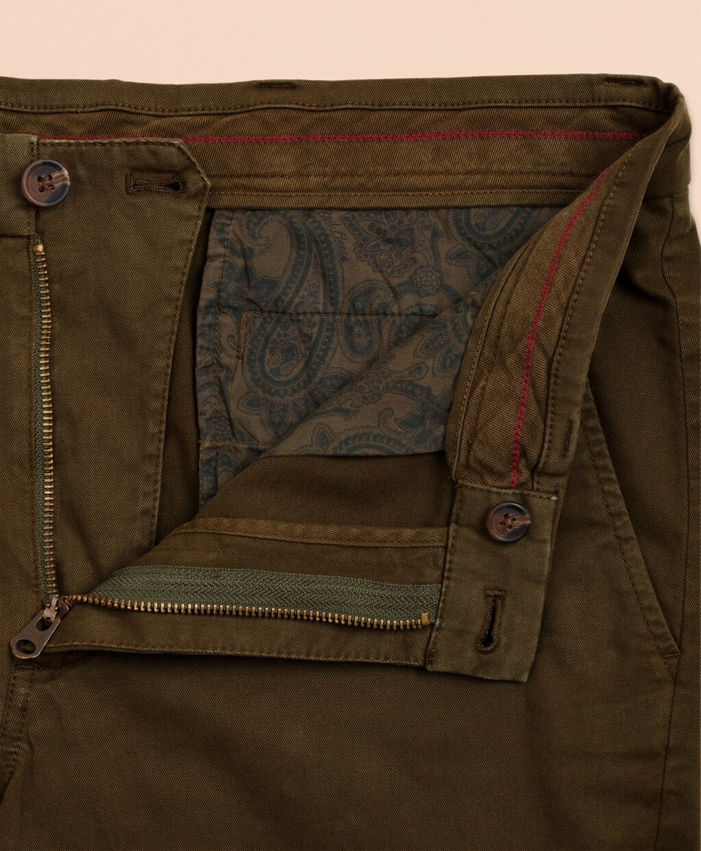 Garment-Dyed 9" Stretch Chino Shorts