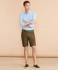 Cotton-Linen 9" Chino Shorts