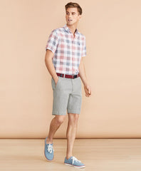 Striped Indigo Chino Shorts