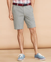 Striped Indigo Chino Shorts