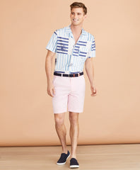 Cotton Seersucker Shorts