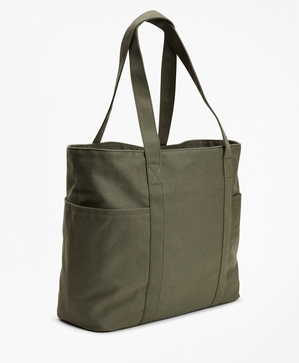 Red Fleece Canvas Tote Bag