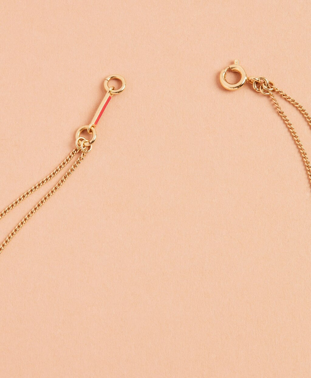 Demi Fine Layered Disk Necklace