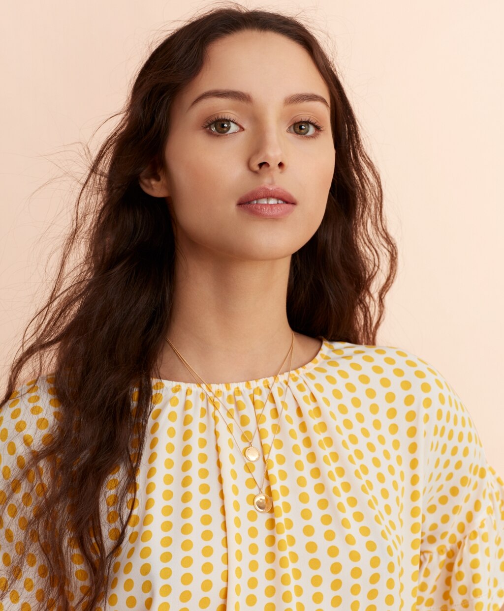 Demi Fine Layered Disk Necklace