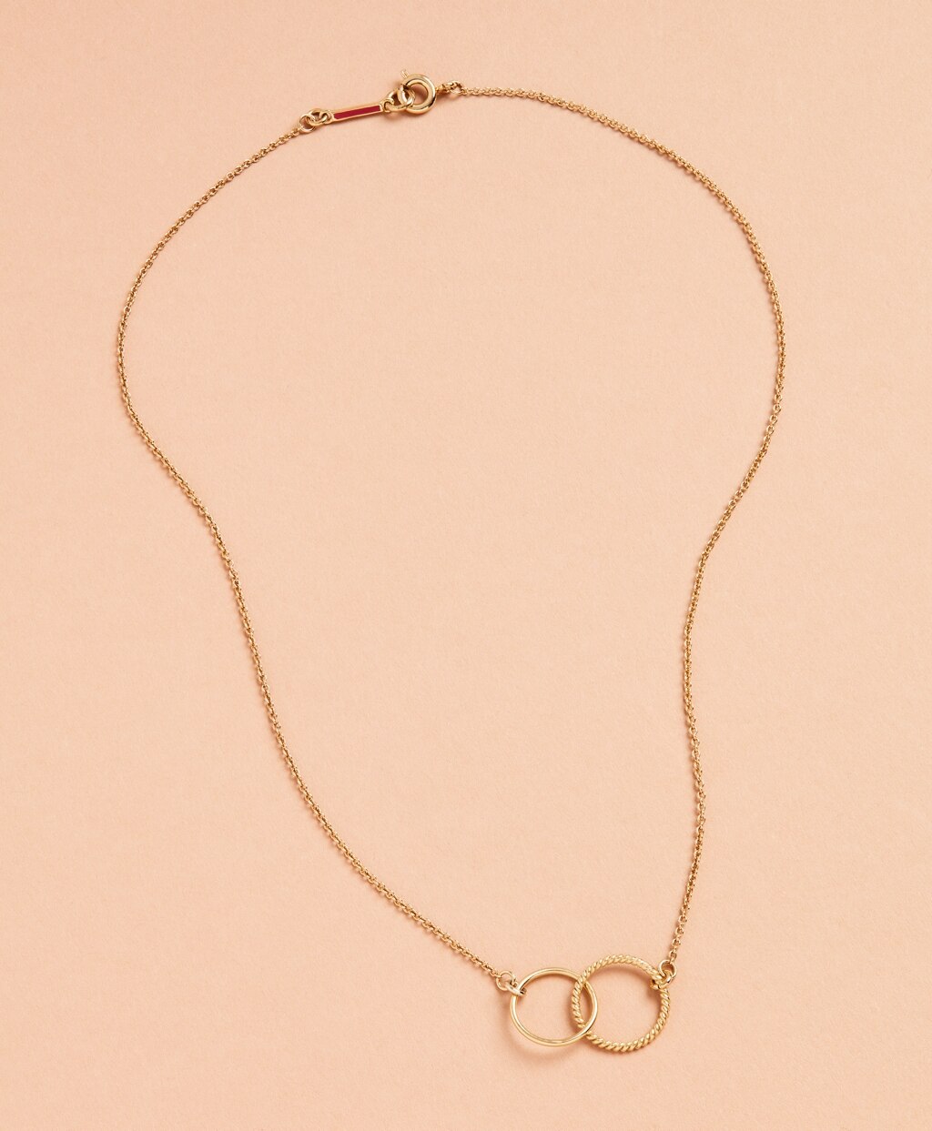 Demi Fine Interlocking Ring Necklace