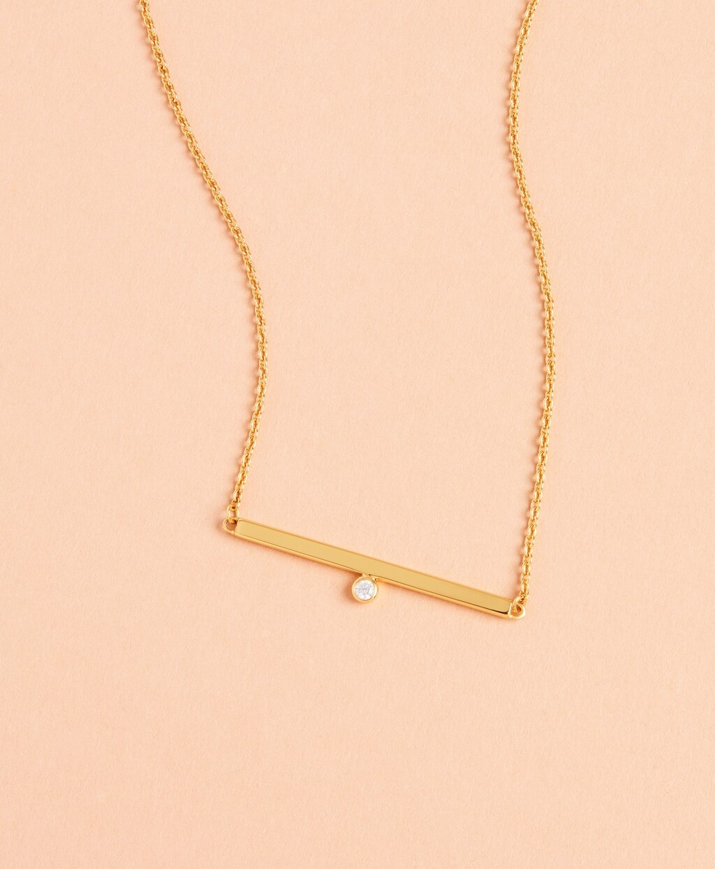 Demi Fine Bar Necklace