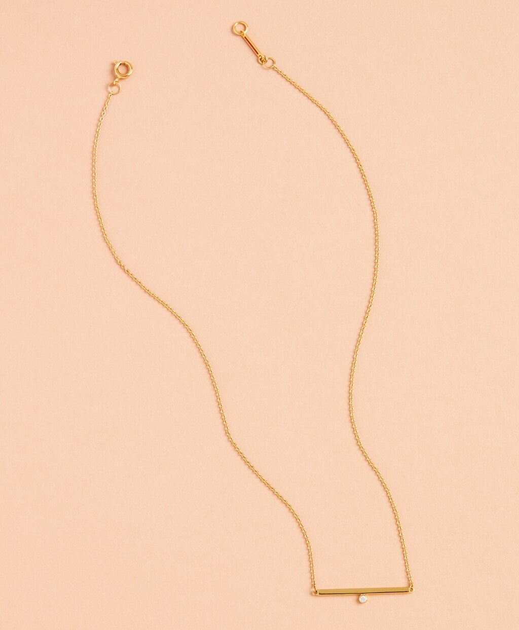 Demi Fine Bar Necklace