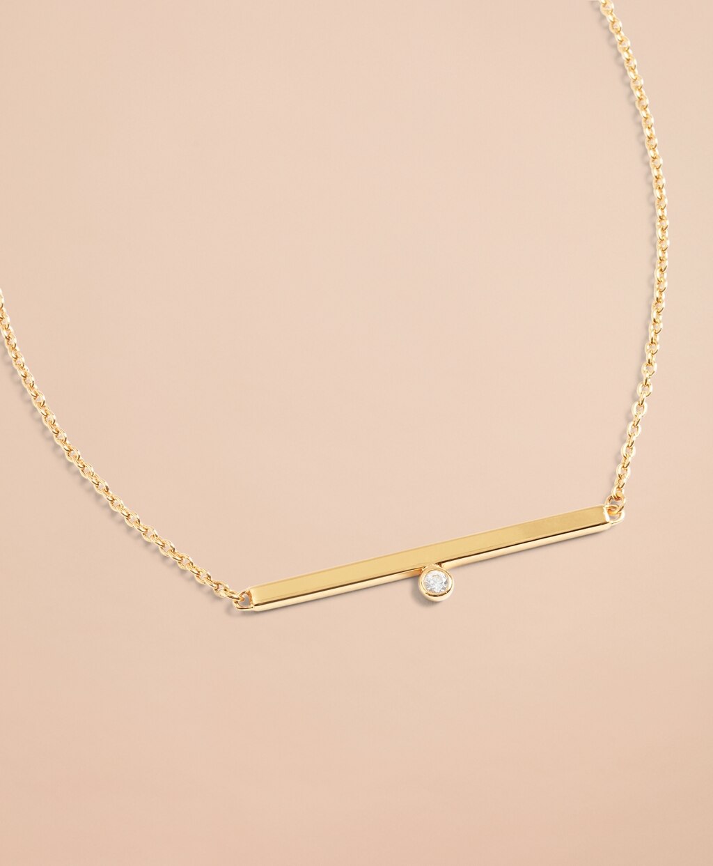 Demi Fine Bar Necklace