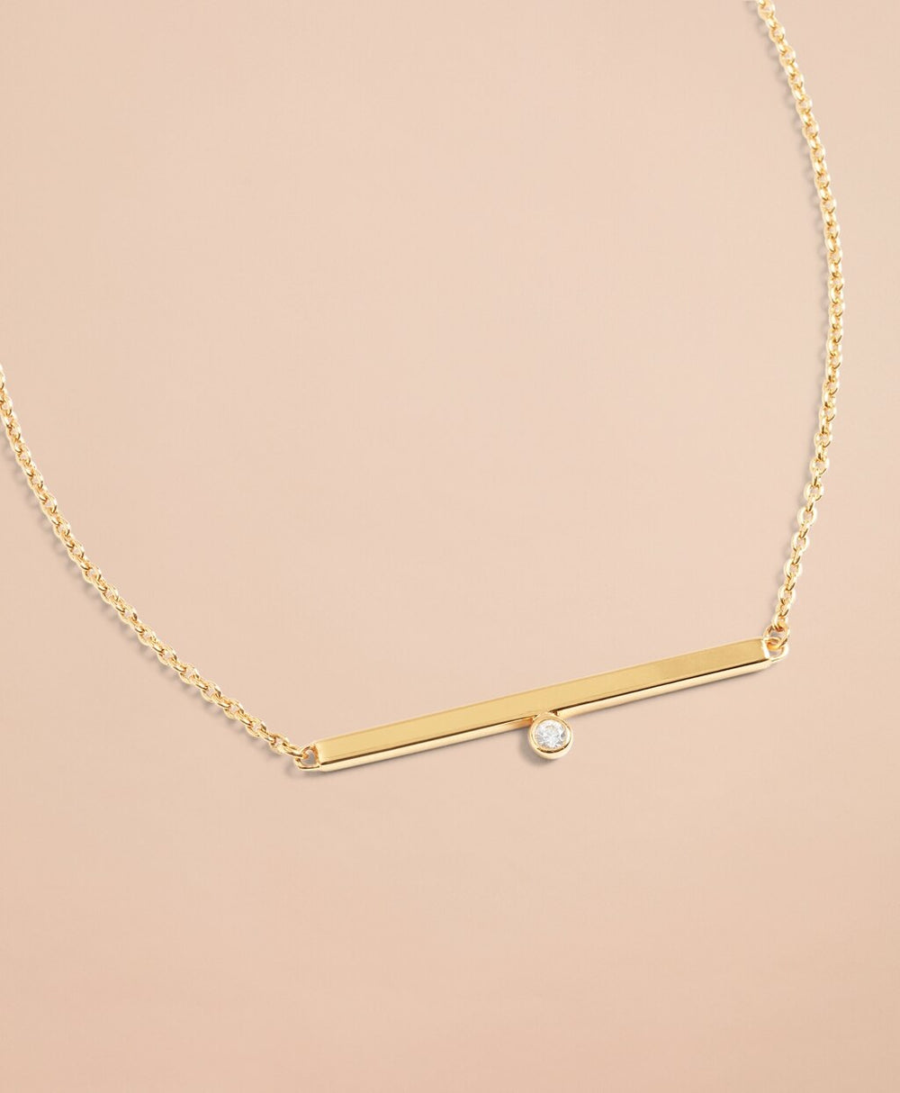 Demi Fine Bar Necklace