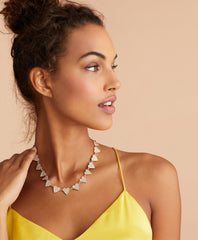 Crystal-Covered Heart Necklace