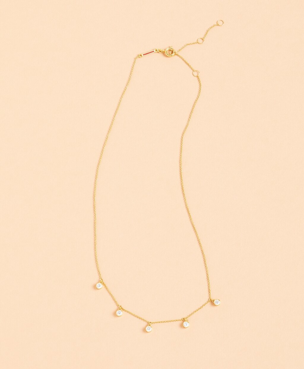 Demi-Fine Crystal Drop Necklace