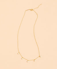 Demi-Fine Crystal Drop Necklace
