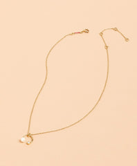 Demi-Fine Freshwater Pearl & Crystal Necklace