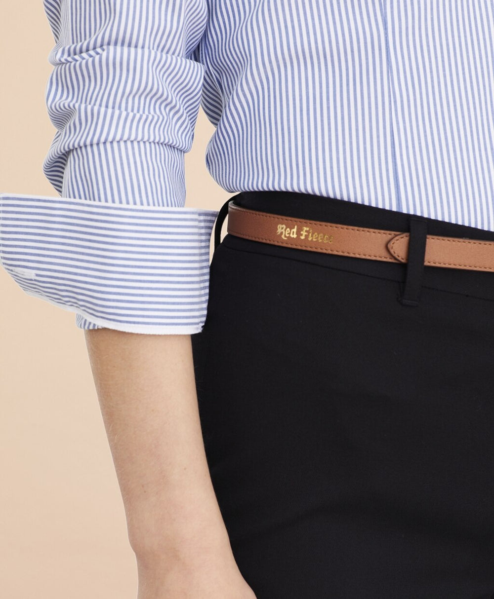 Leather Skinny Belt