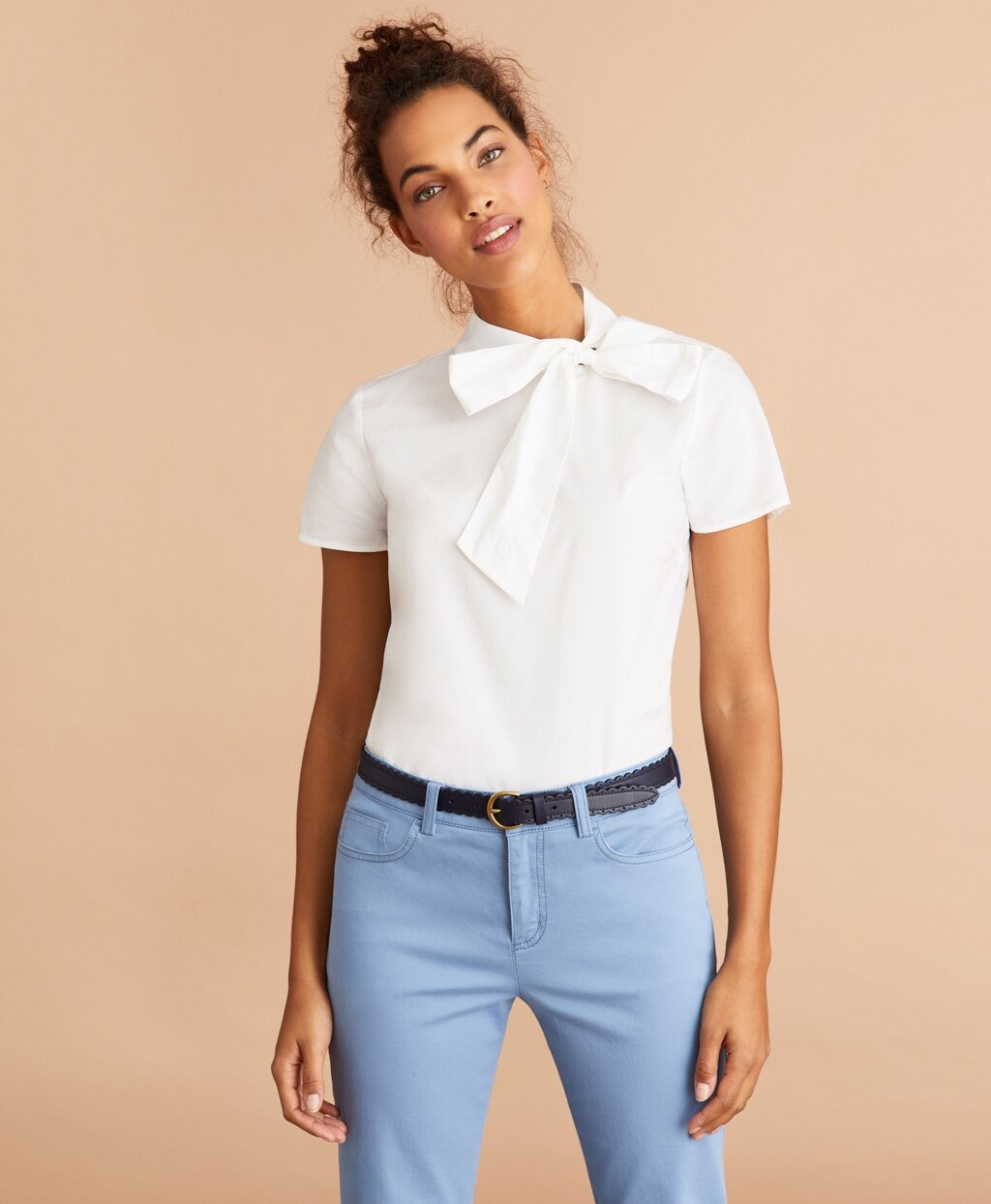 Scalloped Leather Belt