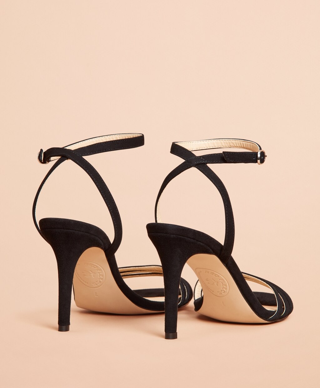Suede Stiletto Sandals